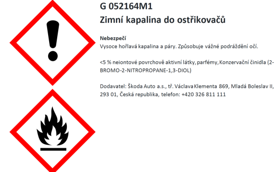 Zimowy płyn do spryskiwaczy